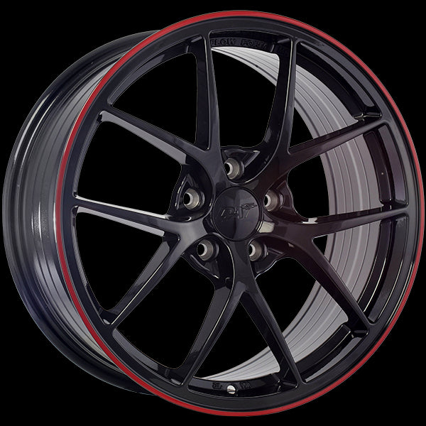 DAI Wheels SKY (Gloss Black - Red Line) | 16x7.0 | 5x114.3 | 40 | 67.1