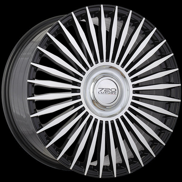 720 Luxury INFINITY (Gloss Black - Machined Face) | 22x9.5 | 5x120 | 45 | 72.6