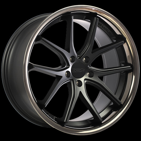 720 Luxury VANQUISH (Satin Black - Black Stainless Lip) | 19x8.5 | 5x114.3 | 35 | 73.1