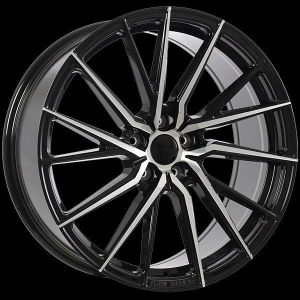Ruffino CENTRAL (Gloss Black - Machined Face) | 20x8.5 | 5x114.3 | 35 | 73.1