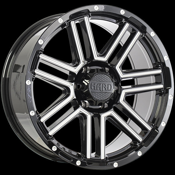 Ruffino HARD MYSTIC (Gloss Black - Milled Edge) | 20x9.0 | 6x139.7 | 15 | 108.1
