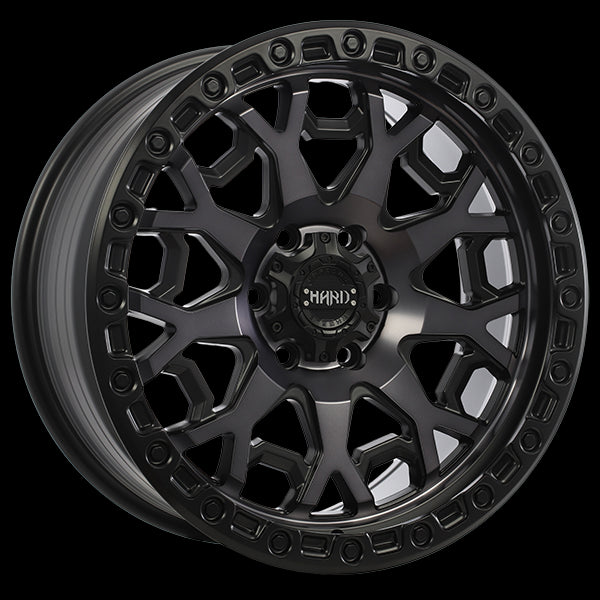 Ruffino HARD MIDNIGHT (Satin Black - Machined Face - Smoked Clear) | 20x9.0 | 6x135 | 25 | 87.1