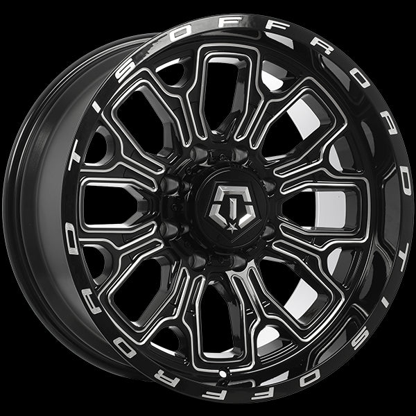 TIS Wheels 560 (Gloss Black - Milled Edge) | 20x10.0 | 8x170 | -19 | 125.2