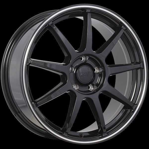 DAI Wheels REV (Gloss Black - Machined Lip) | 15x6.0 | 5x100 | 40 | 73.1