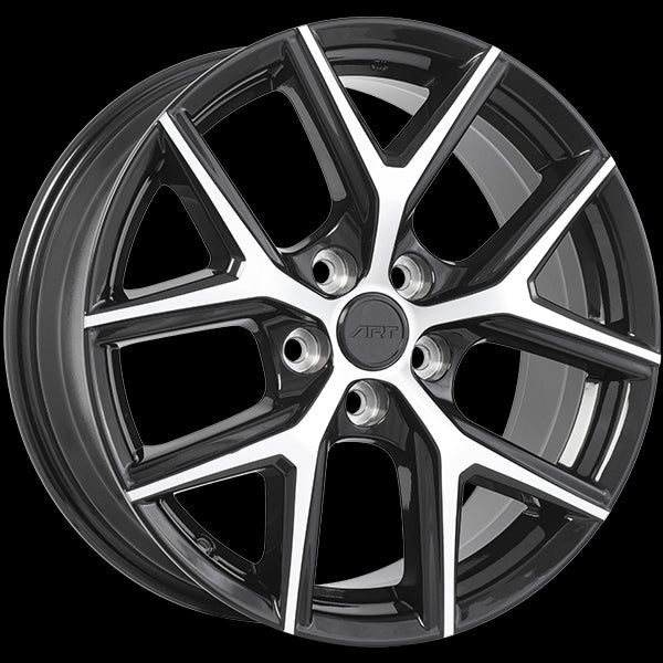 ART Replica REPLICA 383 (Gloss Black - Machined Face) | 18x7.5 | 5x114.3 | 45 | 60.1