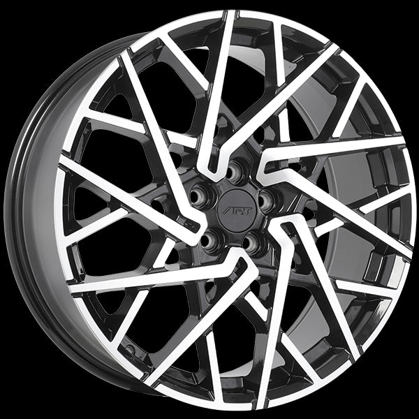 ART Replica REPLICA 389 (Gloss Black - Machined Face) | 20x8.0 | 5x108 | 49 | 63.4