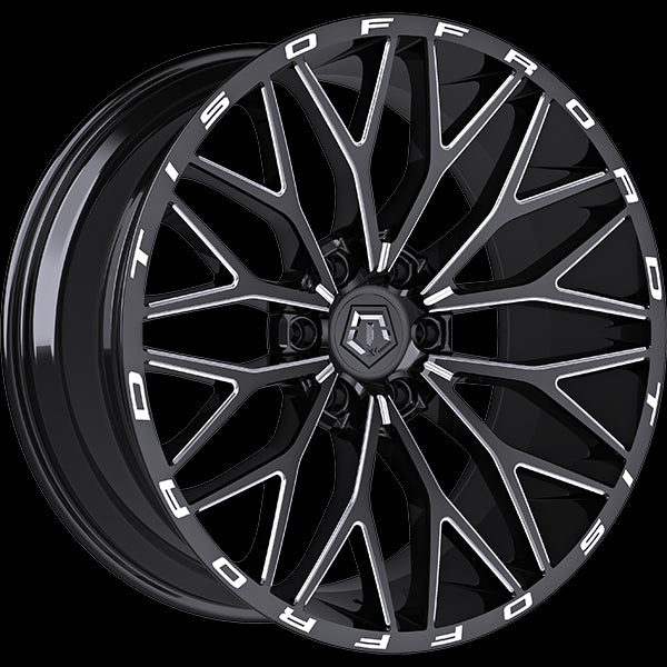 TIS Wheels 566 (Gloss Black - Milled Edge) | 20x10.0 | 6x135 | -24 | 87.1