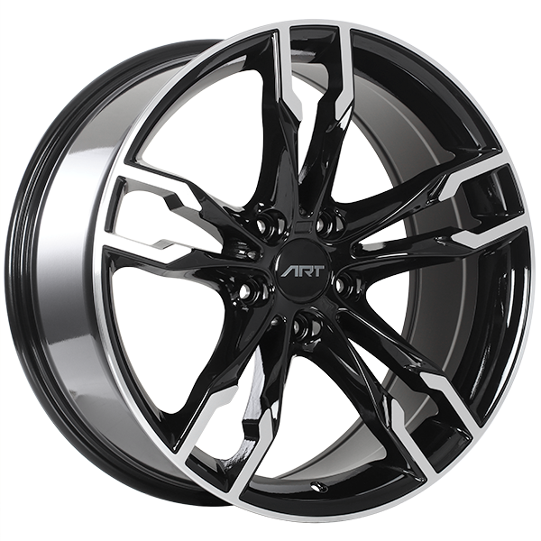 ART Replica 165 (Gloss Black - Machined Face) | 19x8.5 | 5x120 | +35 | 72.6