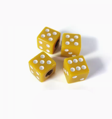Dice Car Tire Valve Cap