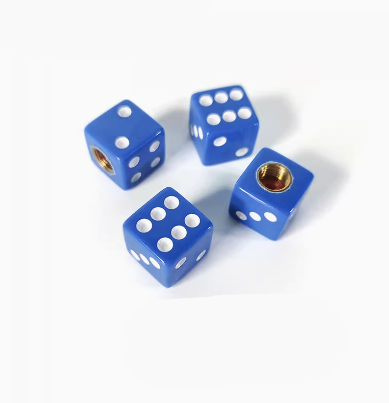 Dice Car Tire Valve Cap