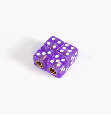 Dice Car Tire Valve Cap