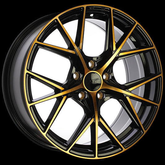 DAI Wheels A-SPEC (Gloss Black - Machined Face - Bronze Face) | 15x6.5 | 5x114.3 | 40 | 67.1