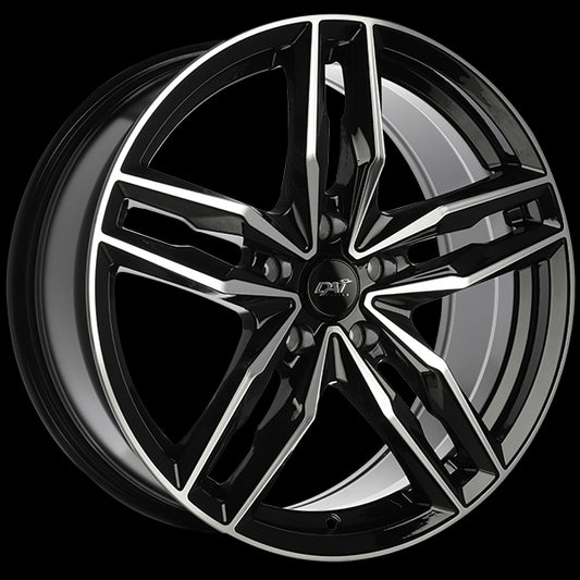 DAI Wheels MODA (Gloss Black - Machined Face) | 17x7.5 | 5x114.3 | 42 | 67.1