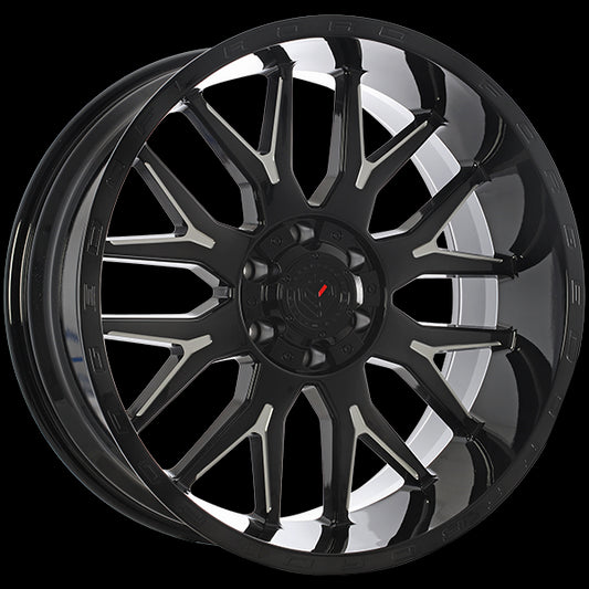 Forged Wheels XR101 (Gloss Black - Milled Edge) | 20x10.0 | 8x170 | -19 | 125.1