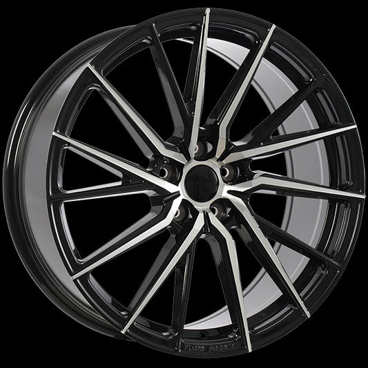 Ruffino CENTRAL (Gloss Black - Machined Face) | 20x8.5 | 5x114.3 | 35 | 73.1