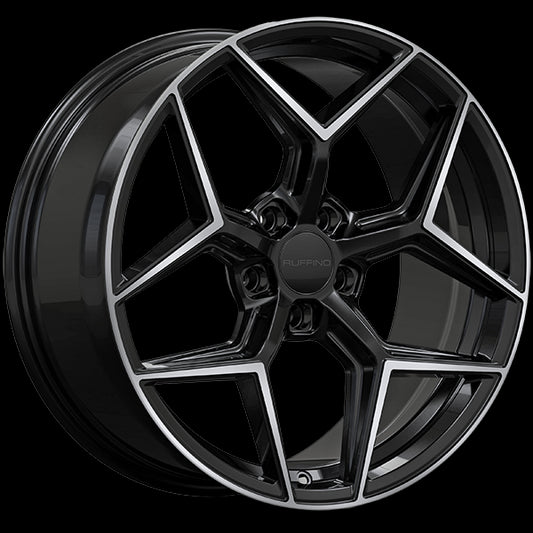 Ruffino HANS (Gloss Black - Machined Face) | 19x8.5 | 5x114.3 | 35 | 73.1