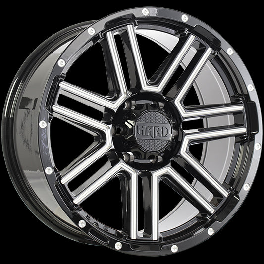 Ruffino HARD MYSTIC (Gloss Black - Milled Edge) | 20x9.0 | 6x139.7 | 15 | 108.1