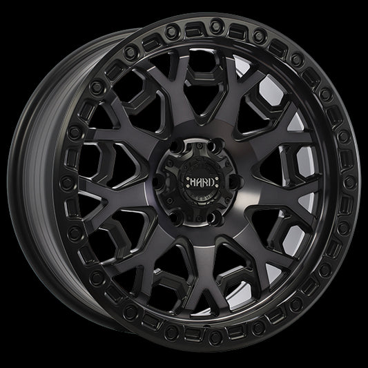 Ruffino HARD MIDNIGHT (Satin Black - Machined Face - Smoked Clear) | 20x9.0 | 6x135 | 25 | 87.1