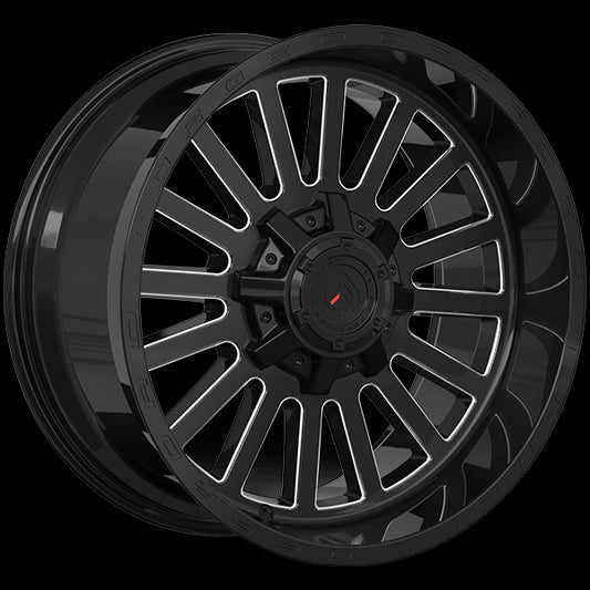 Forged Wheels XR108 (Gloss Black - Milled Edge) | 20x10.0 | 5x127 | -12 | 71.5