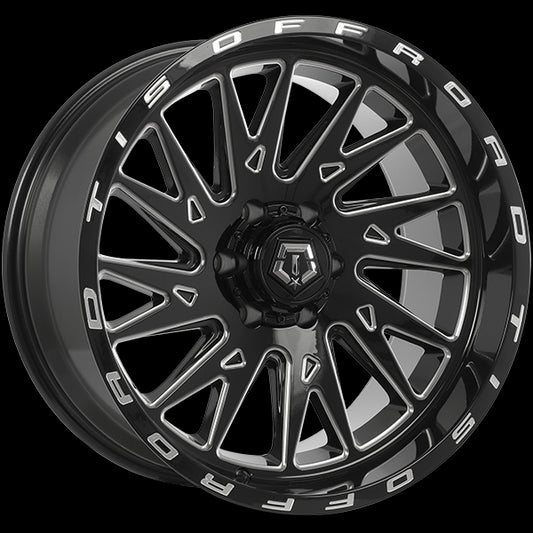 TIS Wheels 547 (Gloss Black - Milled Edge) | 20x10.0 | 6x135 | -19 | 87.1