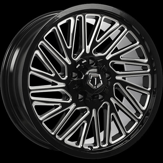 TIS Wheels 553 (Gloss Black - Milled Edge) | 20x9.0 | 5x127/5x139.7 | 18 | 87.1