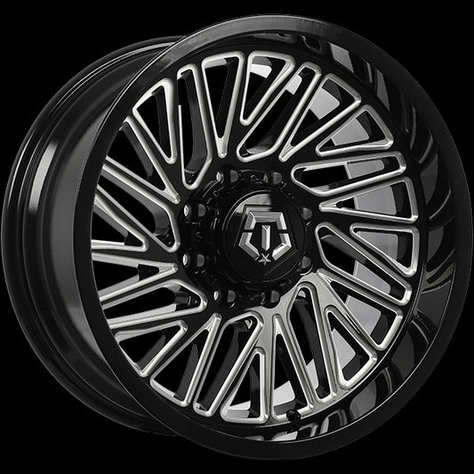 TIS Wheels 553 (Gloss Black - Milled Edge) | 20x10.0 | 8x165.1 | -12 | 125.2