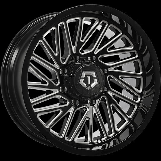 TIS Wheels 553 (Gloss Black - Milled Edge) | 20x10.0 | 8x180 | -12 | 124.3