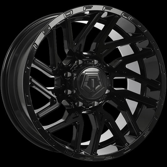 TIS Wheels 554 (Gloss Black) | 20x10.0 | 8x165.1 | -19 | 125.2