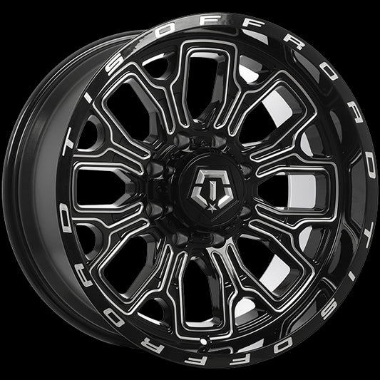 TIS Wheels 560 (Gloss Black - Milled Edge) | 20x10.0 | 8x170 | -19 | 125.2