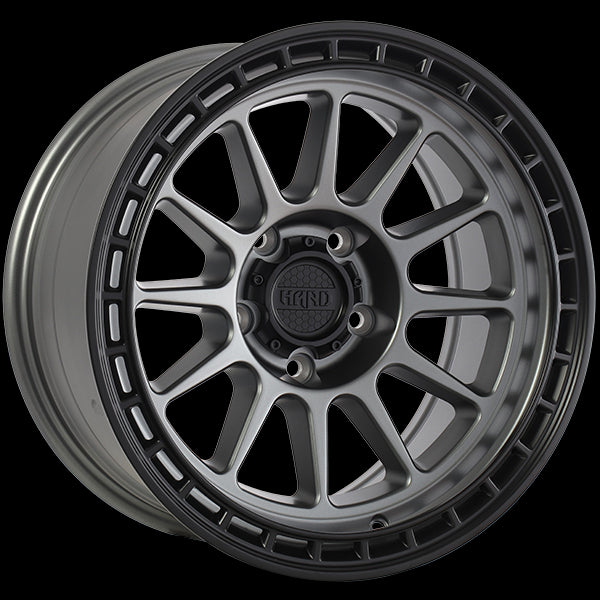 Ruffino HARD MOJAVE (Satin Grey - Black Lip) | 17x8.5 | 5x127 | -6 | 71.5