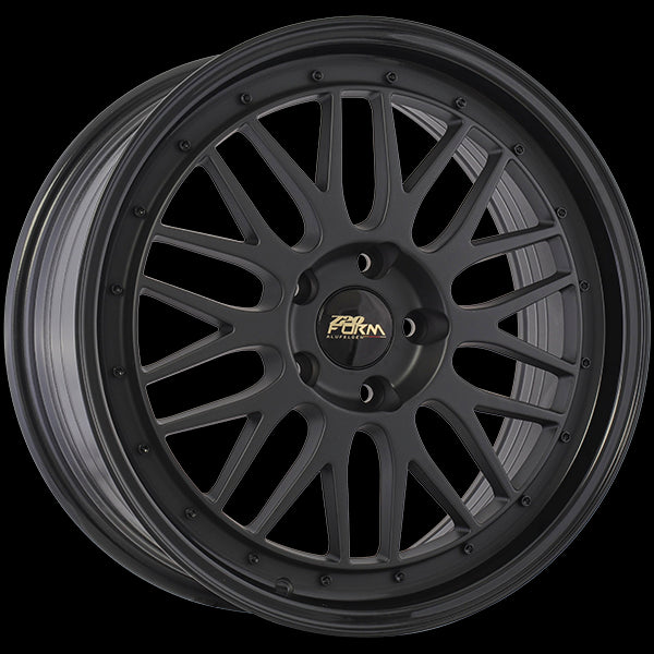 720 Form FF14 (Satin Black - Gloss Black Lip) | 18x8.0 | 5x114.3 | 35 | 67.1