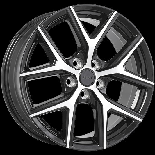 ART Replica REPLICA 383 (Gloss Black - Machined Face) | 18x7.5 | 5x114.3 | 45 | 60.1