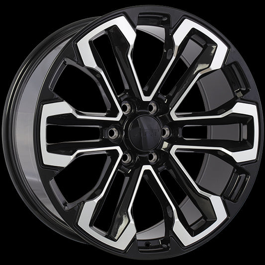 ART Replica REPLICA 390 (Gloss Black - Machined Face) | 22x9.0 | 6x139.7 | 24 | 78.1
