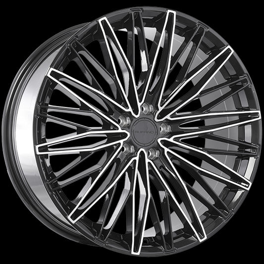Ruffino STELLARE (Gloss Black - Machined Face) | 20x9.0 | 5x112 | 35 | 66.6
