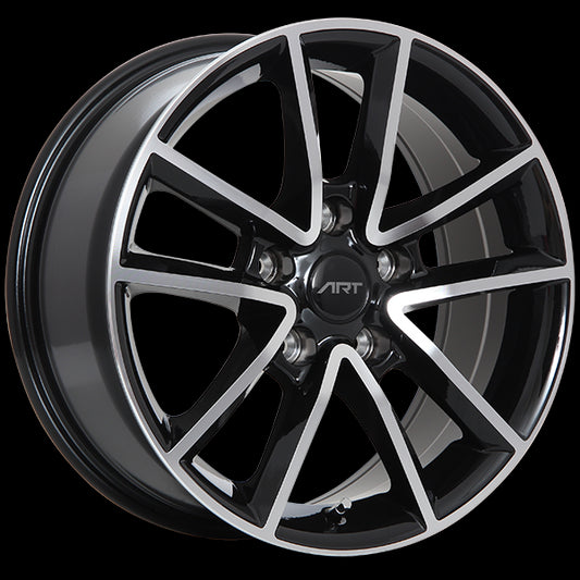 ART Replica REPLICA 48 (Gloss Black - Machined Face) | 17x7.5 | 5x127 | 35 | 71.5