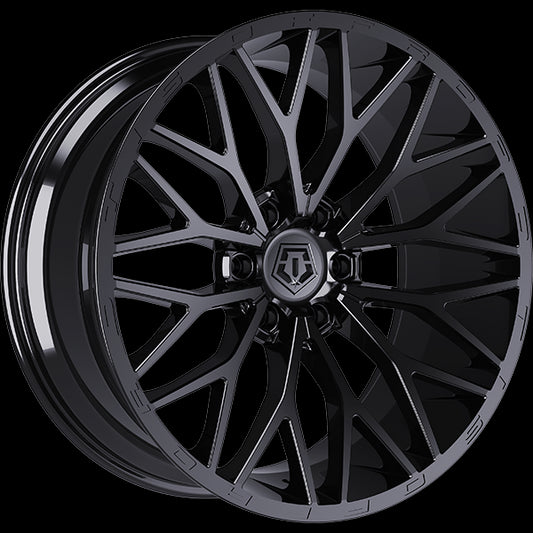 TIS Wheels 566 (Gloss Black) | 22x12.0 | 6x139.7 | -44 | 106.1