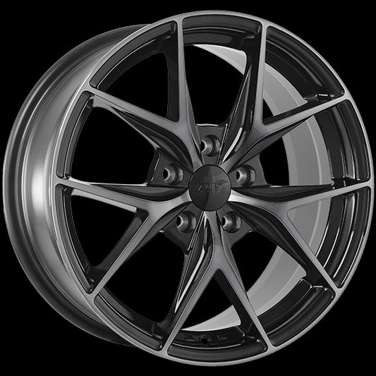 DAI Wheels ELEGANTE (Gloss Black - Machined Face - Smoked Clear) | 17x7.5 | 5x114.3 | 40 | 73.1