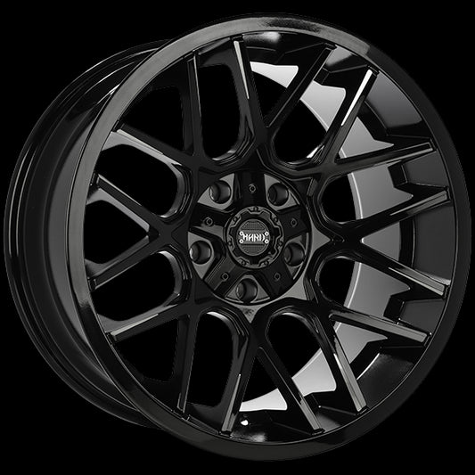 Ruffino HARD TACTICAL (Gloss Black - Milled Edge) | 20x10.0 | 6x135/6x139.7 | -12 | 87.1