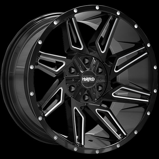 Ruffino HARD VOODOO (Gloss Black - Milled Edge) | 20x10.0 | 6x135/6x139.7 | -12 | 87.1