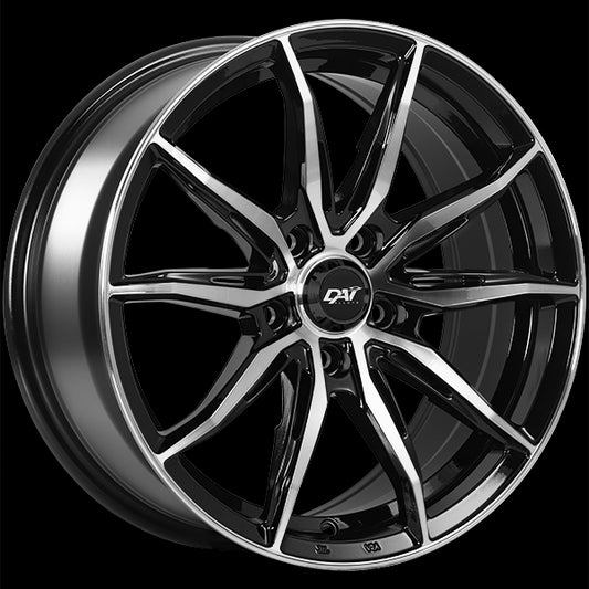 DAI Wheels FRANTIC (Gloss Black - Machined Face) | 15x6.5 | 5x114.3 | 38 | 67.1