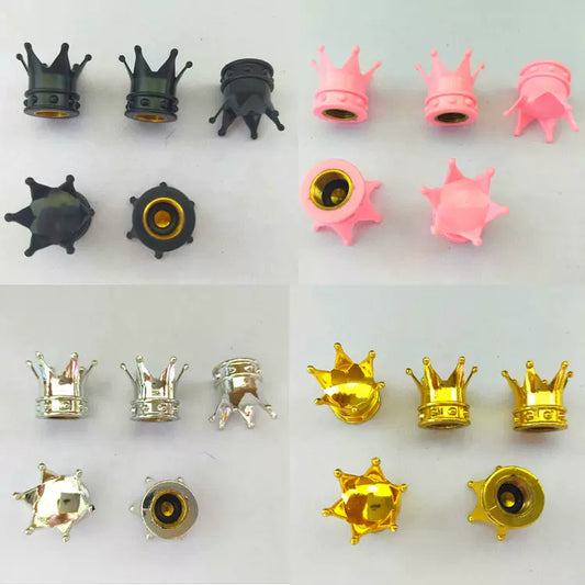 Crown Car Tire Valve Cap